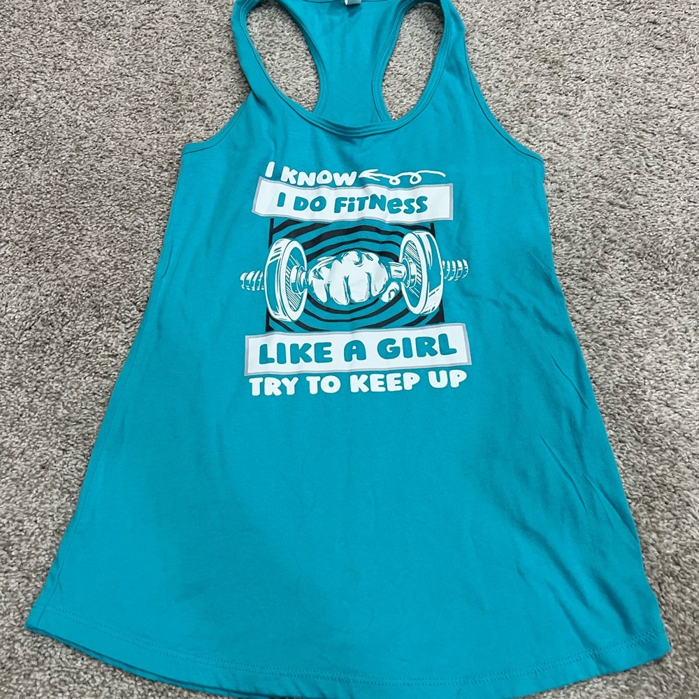 Next Level Apparel Vibrant Teal Tank Top